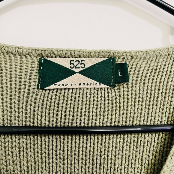 525 Made In America Green Knitted Sweater - Picture 3 of 5